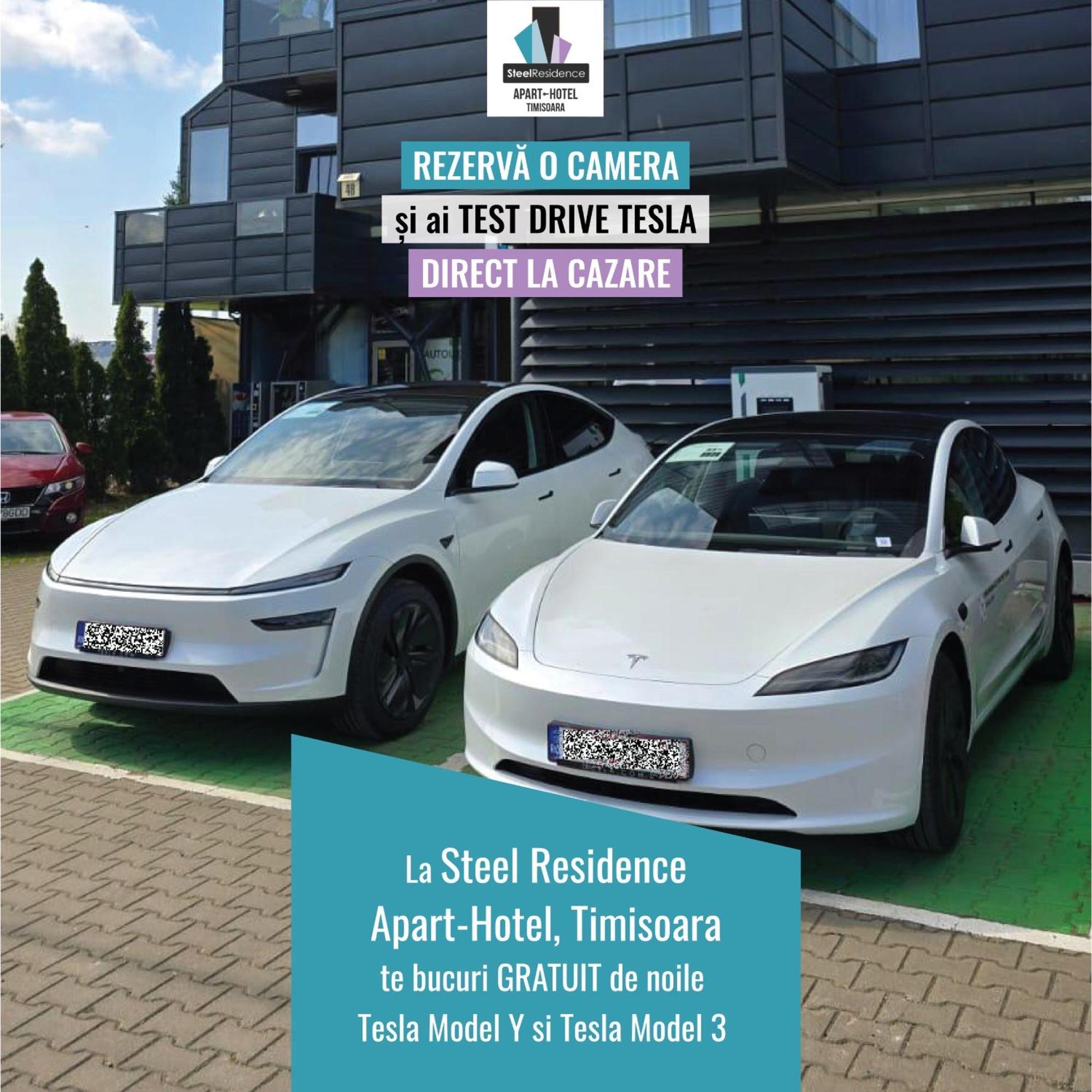 Apartments Steel Residence- Tesla Drive Experience Timişoara Exterior foto